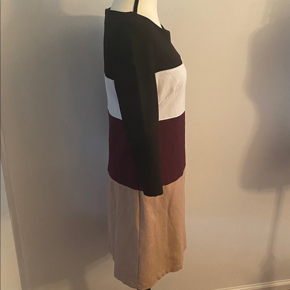WHBM size 4 color blocked dress - Picture 4 of 8